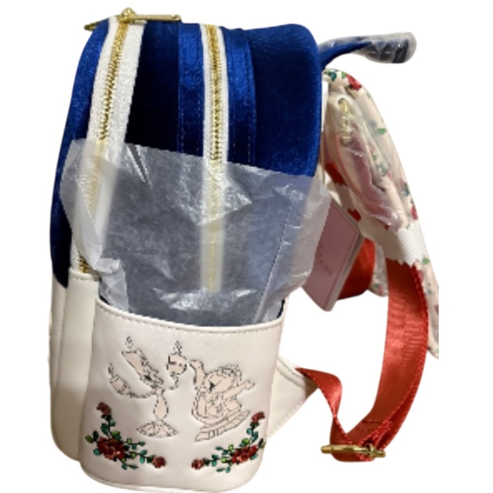Loungefly Disney Beauty and the Beast Velvet Mini… - image 3